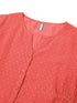 Plus Size Mauve Dobby Chiffon Self Design A-line Kurta